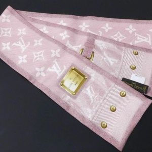 Louis Vuitton Pink Scarf